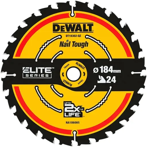 Диск пильный DeWalt Elite Extreme 184 х 16 х 24 мм (DT10401)