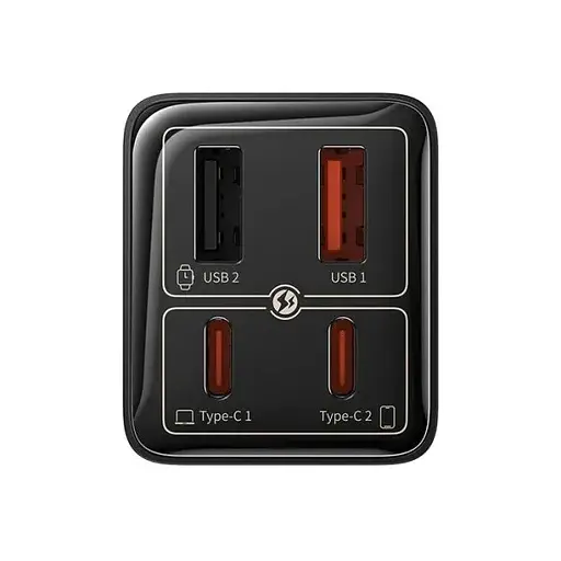 Зарядний пристрій Baseus 65w Simultaneous Charging (Gan6 pro) 4 виходи - фото 6