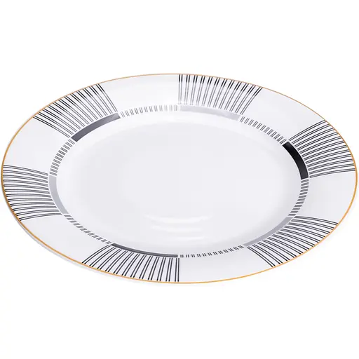 Столовый сервиз Yiwu на 6 персон фарфоровый Geometry HP-HK-6 - фото 3