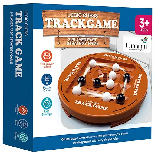 Настольная интерактивная игра Ummi 777A Logic Chess Track Game Brown - фото 3