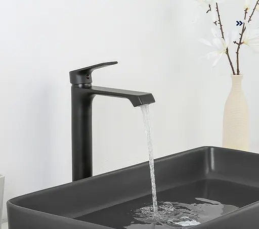 Змішувач для умивальника Frap F1071-26 Чорний матовий - фото 2