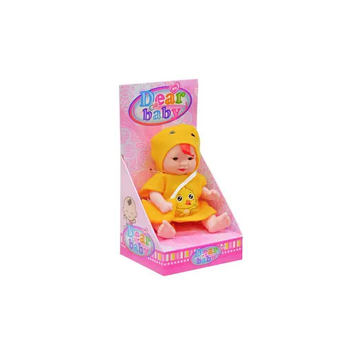 Детская кукла-пупс «Курочка» QX128-139-5 в костюмчике, с сумочкой