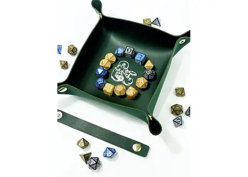 Настольная игра Планета Ігор Лоток для кубиков Дракон (зеленый) (Dice tray Dragon green) (pi-dt012) - фото 5