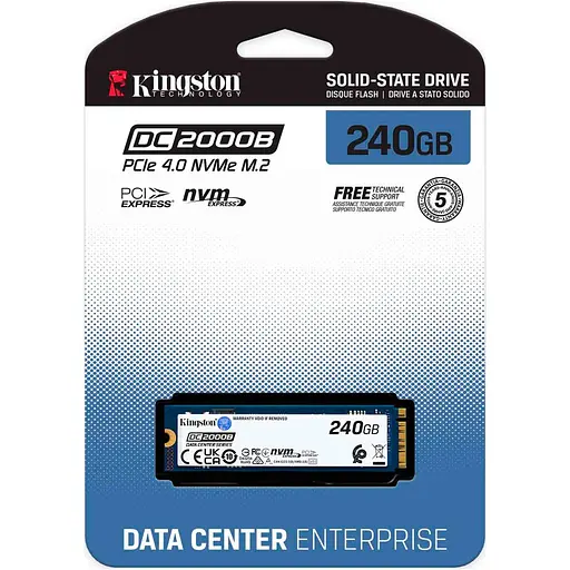 Накопитель SSD Kingston m.2 NVMe 240GB DC2000B (SEDC2000BM8/240G) - фото 4