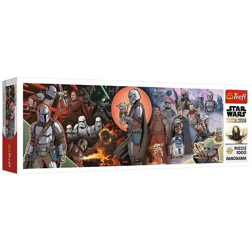 Пазл Trefl Приключения мандалорца Звездные войны 1000 эл. панорама (29052)