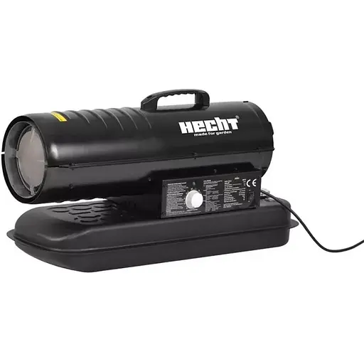 Дизельна теплова гармата HECHT 3020 20 кВт, площа обігріву 166 кв.м., підлоговий, чорний - фото 1