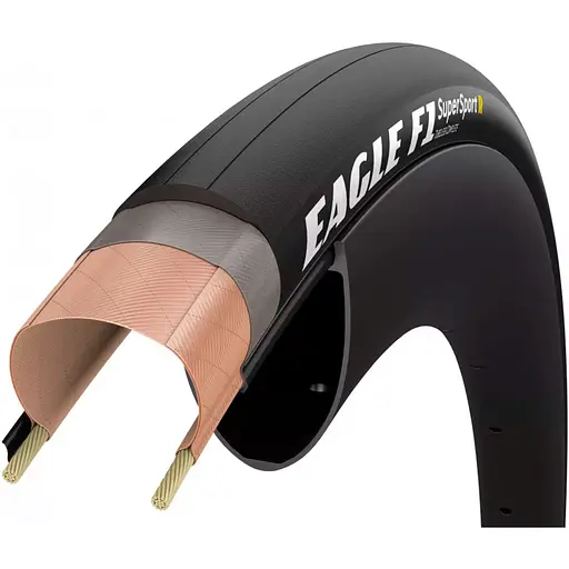 Покрышка GoodYear 700 x 30 30-622 Eagle F1 SuperSport R Tubeless Complete Folding 150 tpi Black (1084-TIR-81-36)