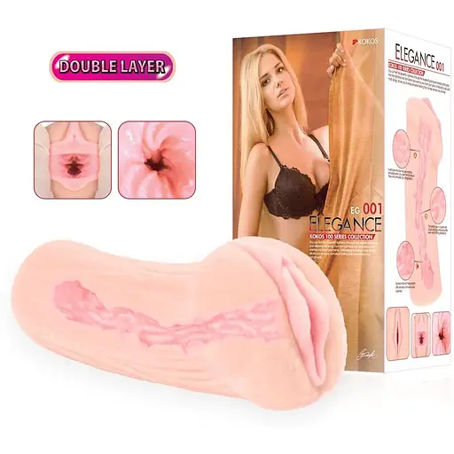 Мастурбатор Kokos Elegance 001 Double Layer - фото 4