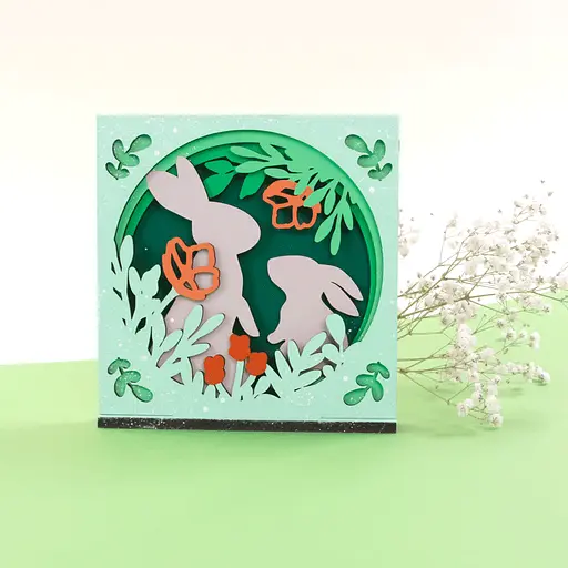 3D композиція на підставці Rosa Talent Зайчик №2 ДВП 15х2х16 см - фото 2