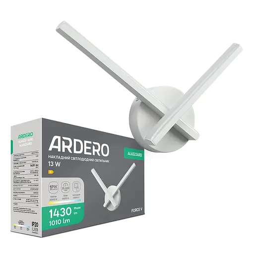 Світлодіодний накладний світильник Ardero AL6523ARD FORCE V 13Вт білий - фото 1