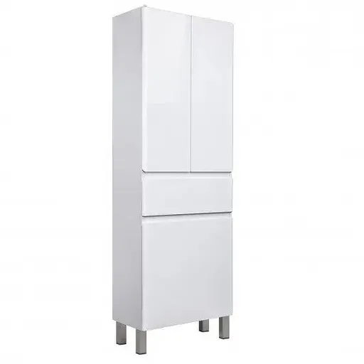 Пенал Мойдодир Unik П-66-к білий підлоговий подвійний, Білий - фото 1