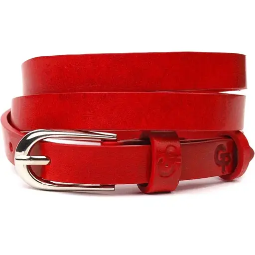 Ремінь шкіряний Grande Pelle жіночий 1,4х100 см acs0024603 - фото 1