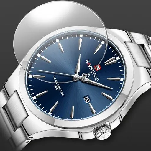 Часы мужские наручные Naviforce Spartan (Серебристый) - фото 8