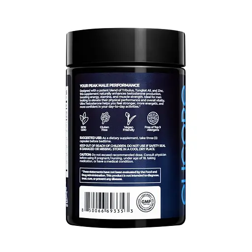 Бустер тестостерону Elicore Labs Ultra Testosterone, 90 вегакапсул - фото 2