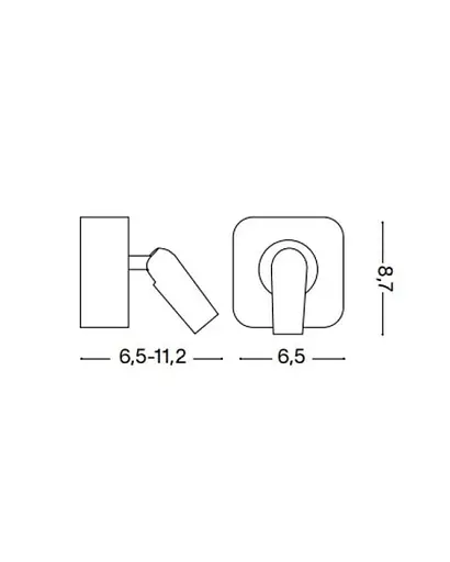 Бра Ideal Lux 260648 Bean - фото 3