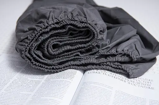 Простирадло на резинці Moon&Star Sweat Gray Бязь Gold Люкс 160х200х20 см - фото 3