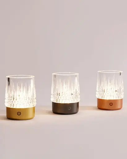 Настільна лампа Zuma Line Crystal LED 1x1W 3000K 110Lm IP20 чорна - фото 2