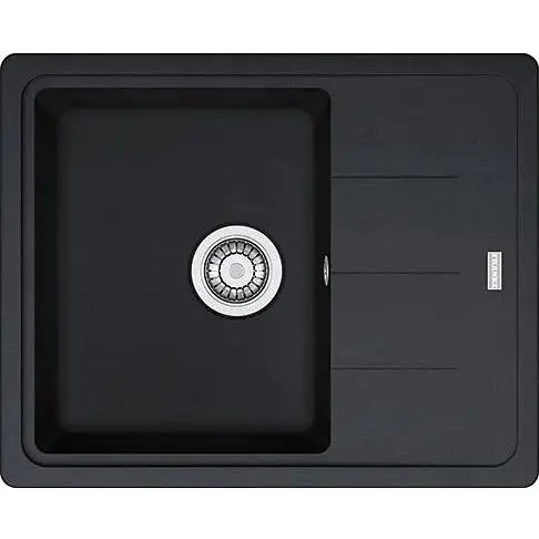 Кухонна мийка Franke Basis, фраграніт, прямокутник, з крилом, 620х500х200мм, чаша - 1, накладна, BFG 611-62, воникс