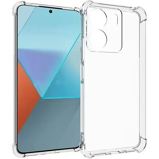 TPU чохол Getman Ease logo посилені кути Full Camera для Xiaomi Redmi 13C/Poco C65 Безбарвний (прозорий) - фото 1