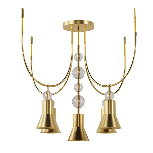 Люстра ARCH 5U PikArt арт. 23665 Золотий - фото 1