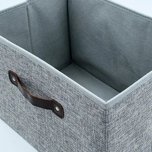 Короб для хранения Handy Home с пластиковой крышкой 33x23x22 см серый (EH-02L) - фото 2