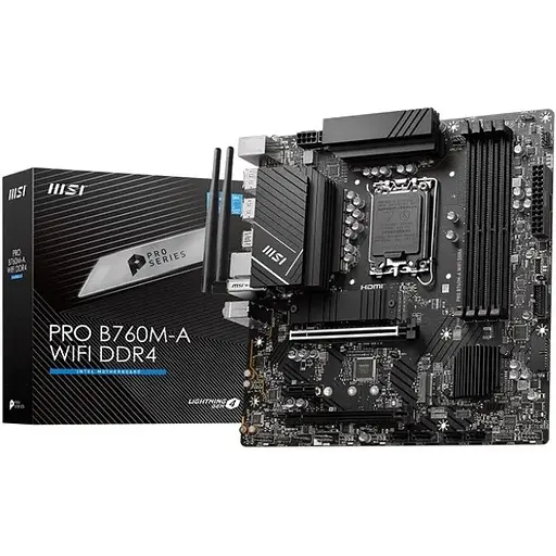 Материнская плата MSI Pro B760M-A WiFi DDR4 Socket 1700 - фото 2