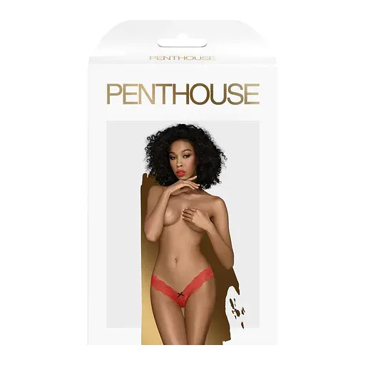Трусики Penthouse Lingerie Dangerous Darling S/M червоний - фото 3
