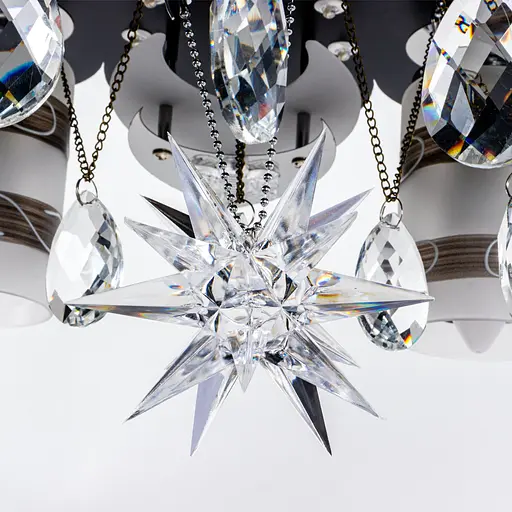 Люстра "космос" на 7 лампочек с подсветкой VALESO V 70269-6+1-600 с пультом - фото 7