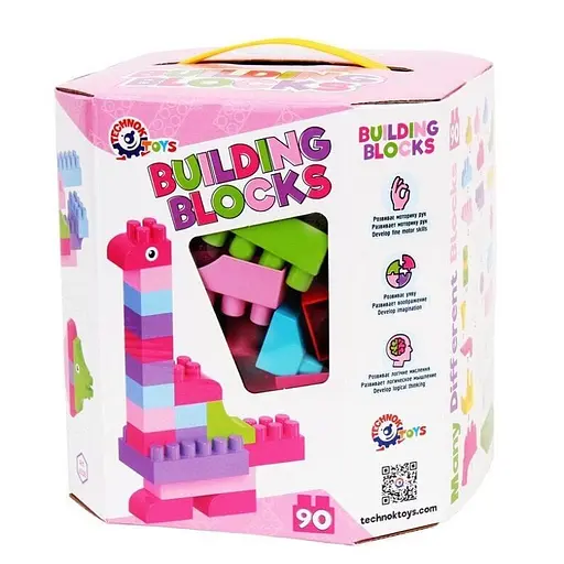 Конструктор ТехноК Building Blocks 90 деталей (6535)
