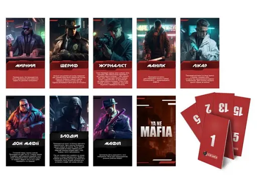 Настольная игра Rozum Я не мафия (Ya Ne Mafia) (укр.) (R089UA) - фото 3