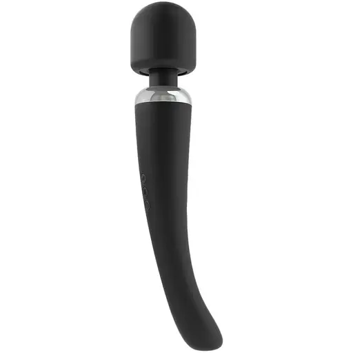 Мощный вибромассажер Dorcel Megawand Black перезаряжаемый 160 режимов
