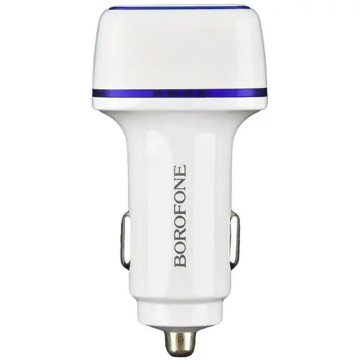 Автомобильное зарядное устройство Borofone BZ14A PD20W + QC3.0 3A Белый - фото 2