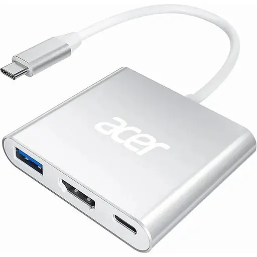 Адаптер Acer ODK3A0 USB Type-C 4K, HDMI, USB 3.0 White (R3752)