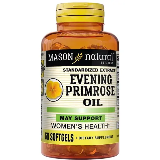 Жирные кислоты Mason Natural Evening Primrose Oil, 60 капсул