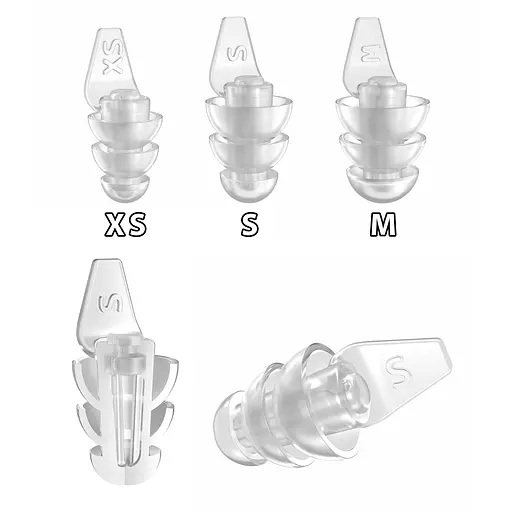 Багаторазові беруші для сну 31 дБ із підвищеною еластичністю | 3 розміри XS, S та M у комплекті Kokon Universe з фільтром (1135-02)