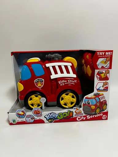 Машинка на радіокеруванні Kiddy Go "Пожежна допомога" зі світлом та звуком  - фото 2