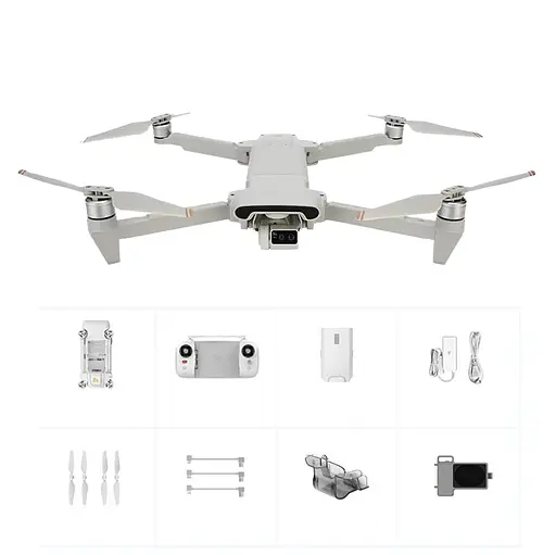 Квадрокоптер Fimi X8 Tele Max Combo с системой сброса, 4K камерой, 30-кратным зумом, 15км дальность, до 38 мин полета, передачей звука до 100 м