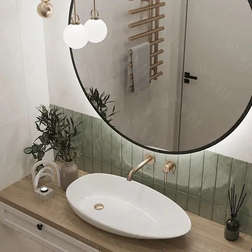 Умивальник VBI Trento 75 white накладний VBI-011903, Білий - фото 1