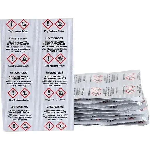 Таблетки для дезинфекции воды Lifesystems Chlorine (1012-3120)