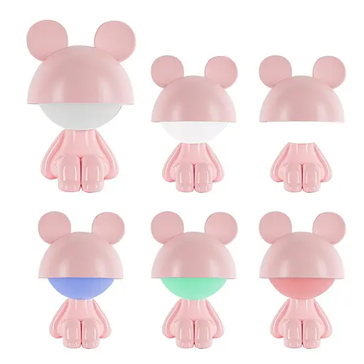 Світильник-нічник Kite LED з акумулятором Cute Mouse рожевий (K25-316-2-2) - фото 3