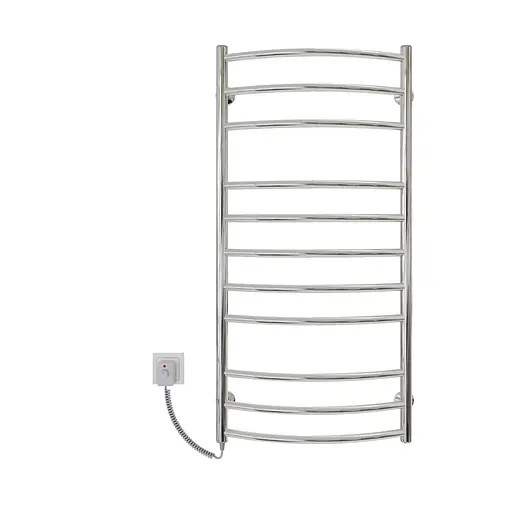 Электрический полотенцесушитель Kosser Дуга Элит 1000x500/11 EL рег. ДДЕ01ЕL, Хром, Левое - фото 2