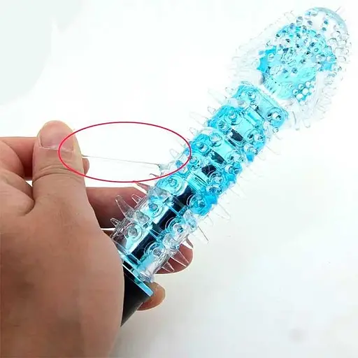 Гелевый мягкий вагинальный вибратор на батарейках для женщин 17 см розовый - фото 3