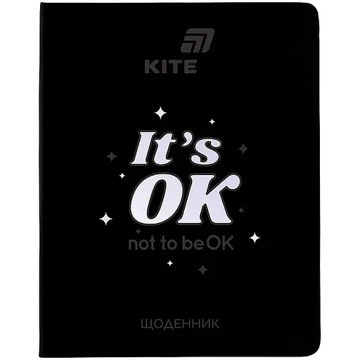 Щоденник шкільний Kite It's OK м'яка обкладинка PU (K26-283-5) - фото 1