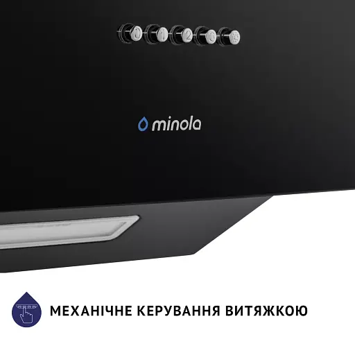 Вытяжка декоративная наклонная Minola HDN 6224 BL 700 LED - фото 9
