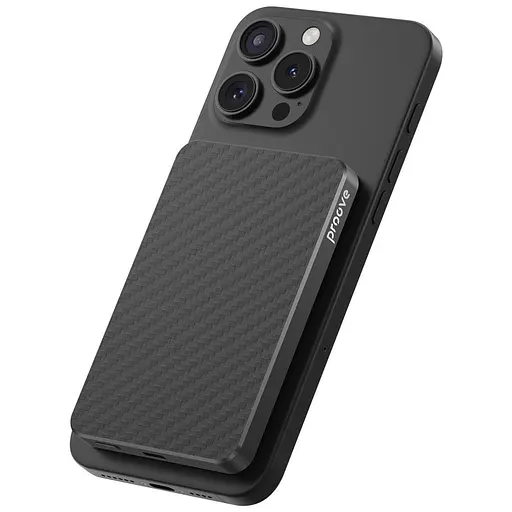 Павербанк Proove Carbon Slim Black 5 000 mAh / 20 Вт (PBCS20010001) - фото 3