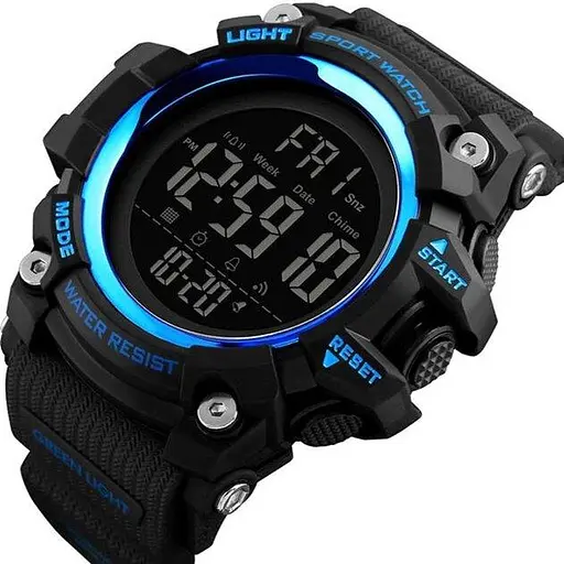 Наручний годинник чоловічий Skmei 1384 Blue (12357) - фото 3