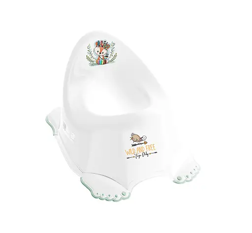 Детский горшок Дикий запад: Лисичка с противоскользящей резиной Белый - фото 1