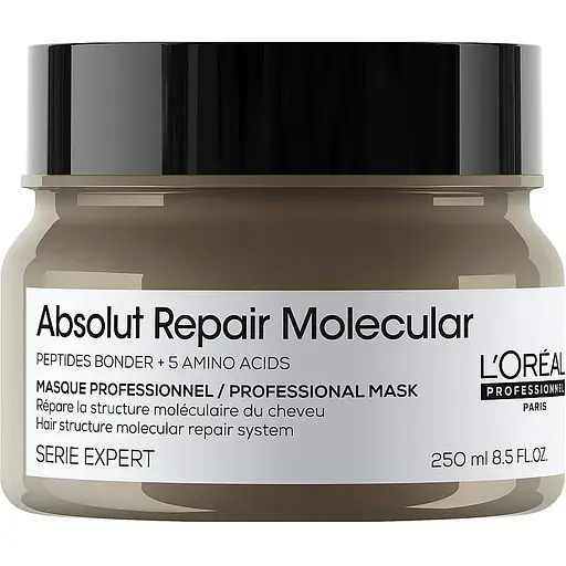 Маска L'Oreal Professionnel Absolut Repair Molecular для молекулярного восстановления структуры поврежденных волос концентрированная 250 мл - фото 1