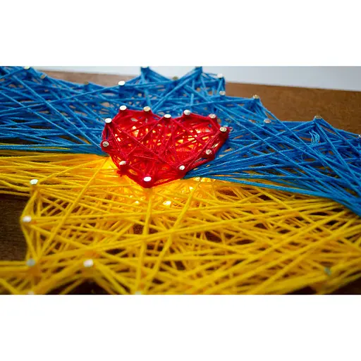 Набір стрінг-арт Мій дім ABC-028 дерев'яна основа - фото 3