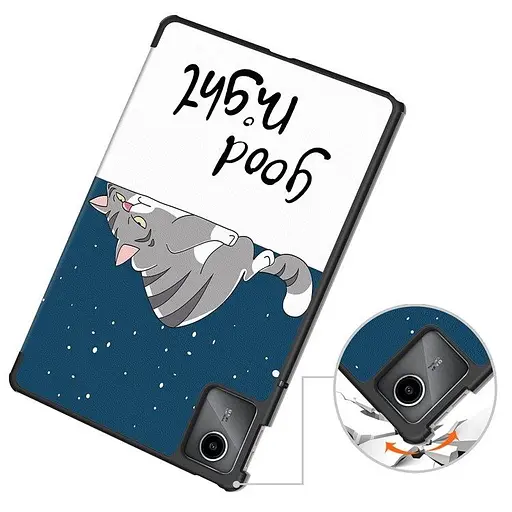 Чохол HardPrinted з малюнком Lenovo Tab M11 2024 TB330 TB331 Сплячий Кіт - фото 4